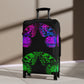 "Neon Flutterings" - Neon Butterflies  Suitcase
