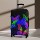 "Neon Pride" - Neon Butterflies  Suitcase