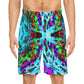 Claudius DeBuglio - Trippy Infinity Patterns Rave Shorts