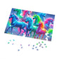 Nornicorns. - Neon Unicorns Puzzle
