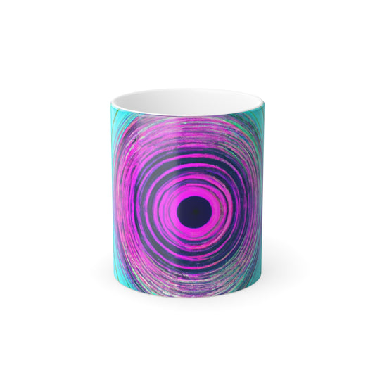 Rafaelo di Greco Trippy Infinity Patterns  11oz Color Morphing Mug