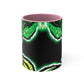 "Neon Splendor Symphony" Butterflies 11oz Mug