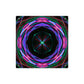Vivid Vertigo Vortex Trippy Infinity Patterns Acrylic Art Panel