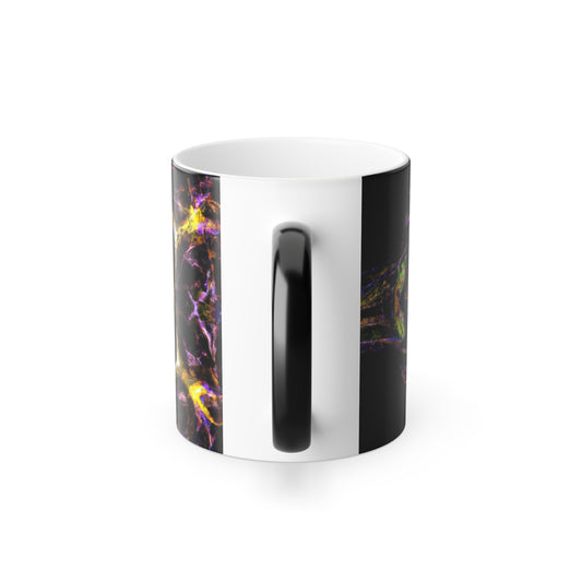 Leonardo da Vinci Trippy Infinity Patterns  11oz Color Morphing Mug