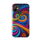 Neon Infinity Illusionz. Trippy Infinity Patterns Tough Phone Case