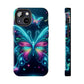 "Neon Butterfly Glo-Rama" NEON Butterflies Tough Phone Case Iphone 6 7 8 9 10 11 12 13 14 SE X XR XS Pro Max Mini Plus