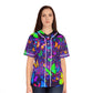 "Fuego Fantasia" Neon Butterflies Womans Jersey