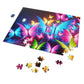 NeonButterflyFlock. - Neon Butterflies Puzzle30, 110, 252, and 1000 Pieces