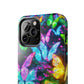 Neon Butterfly Dreamscape. NEON Butterflies Tough Phone Case