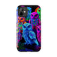 Neon Nocturne. NEON Owls Tough Phone Case