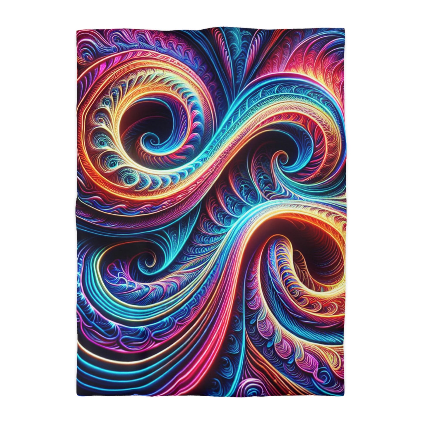 Giovanni da Volterra - Trippy Infinty Patterns Microfiber Duvet Cover