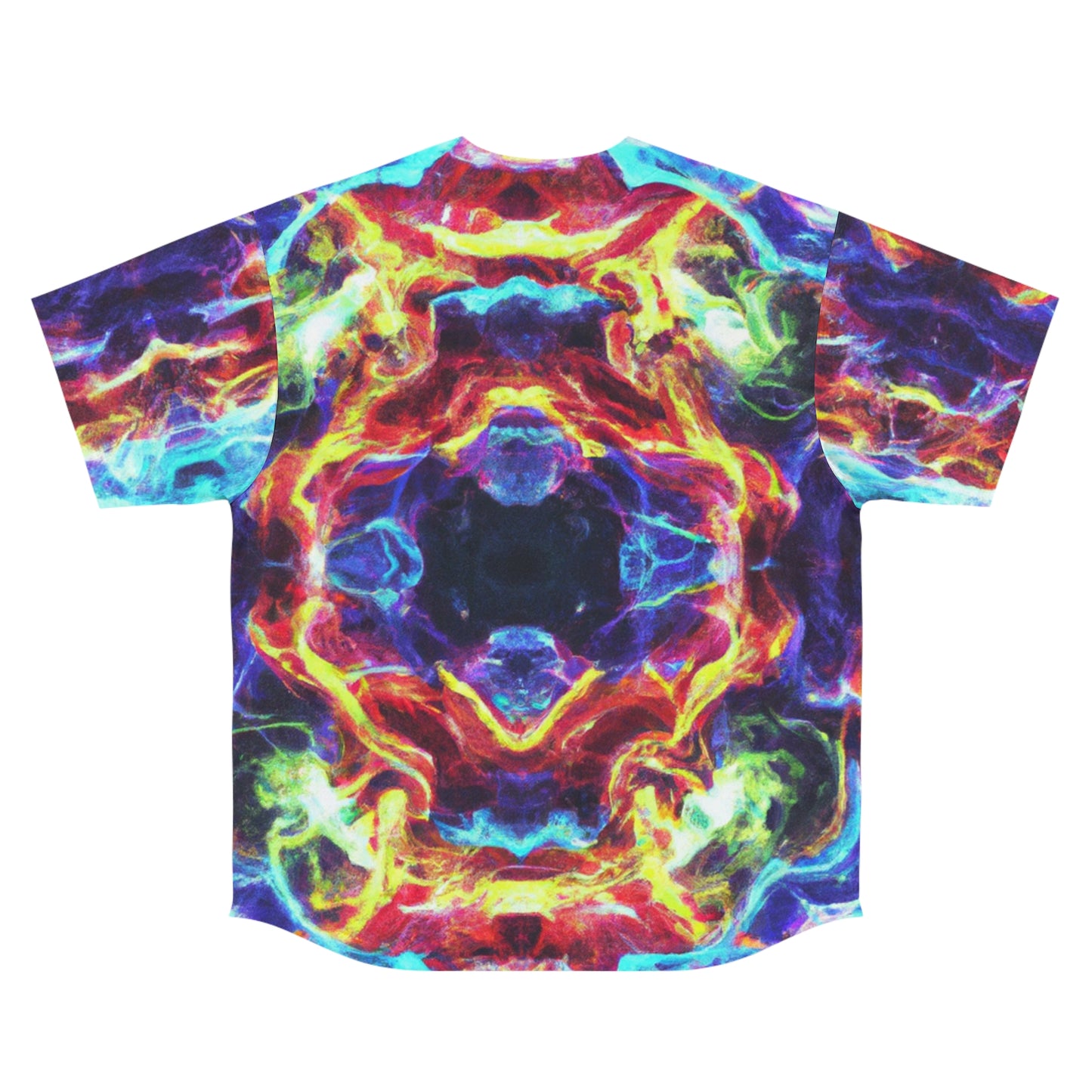 Vibrant Neon Infinity Maze. Trippy Infinity Patterns Mens Jersey
