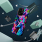 "Neon Illumination" Neon Unicorns Premium Art Magsafe Magnet Tough IPhone 13 14 15 Pro Plus Max and Mini in Matte and Glossy Phone cases