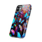 "Illuminated Flight" NEON Butterflies Tough Phone Case