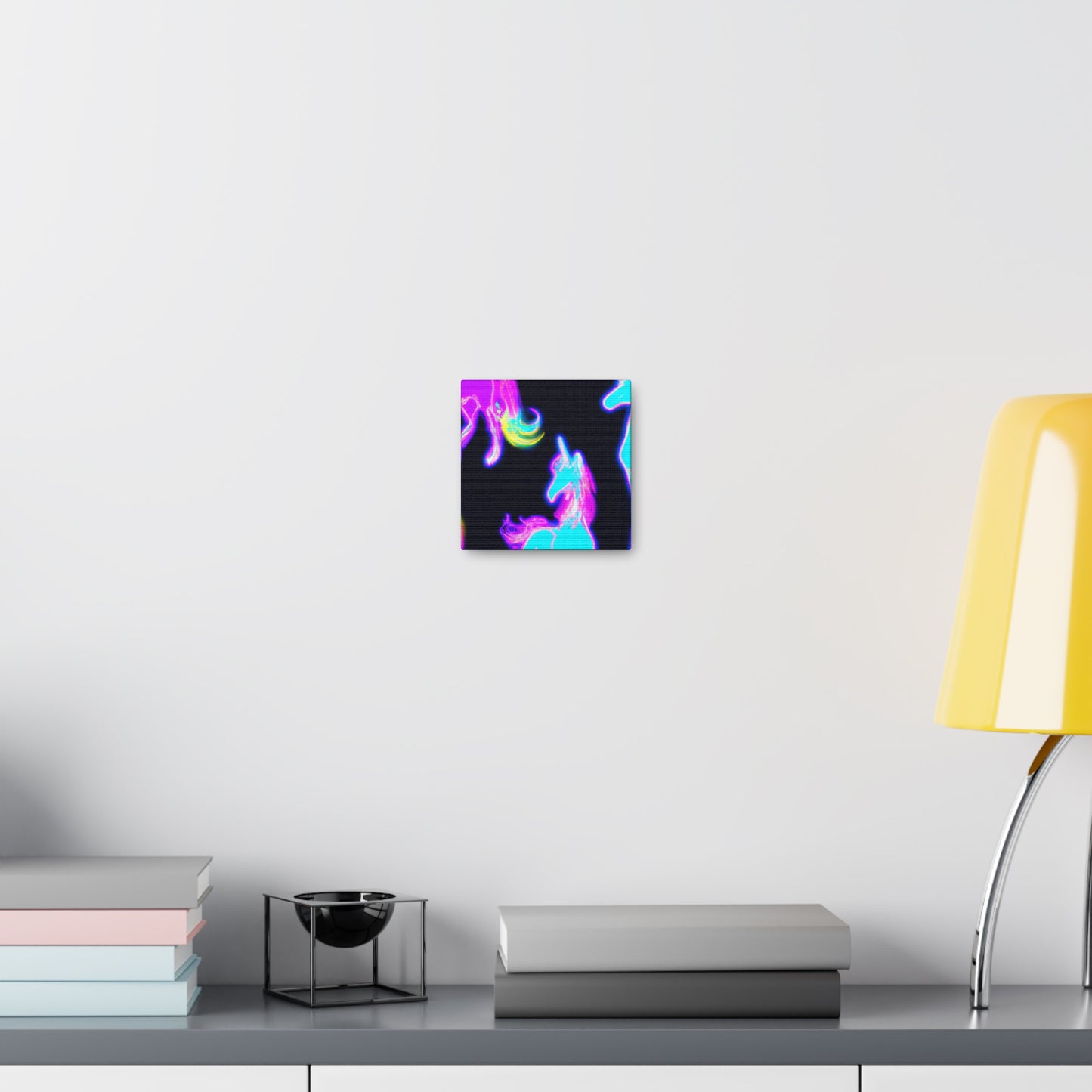 "Neon Magic" NEON Unicorns Art Canvas