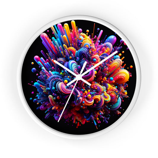 Eulalia Donatti - Trippy Infinity Patterns Wall Clock
