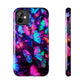 Neon Moth Flutter. NEON Butterflies Tough Phone Case