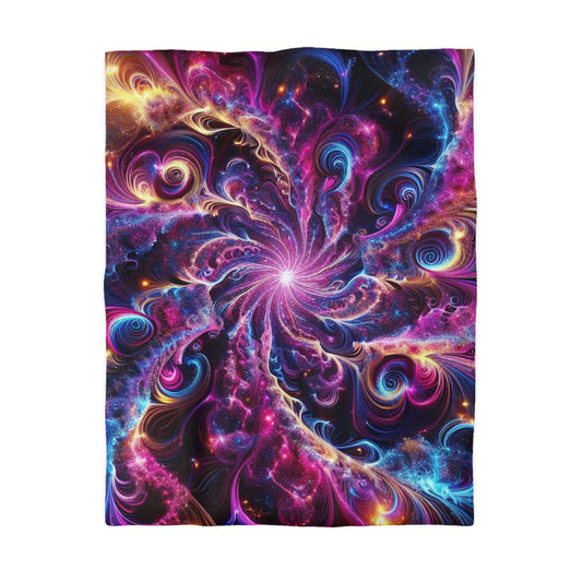 Benedicto da Silva. - Trippy Infinty Patterns Microfiber Duvet Cover