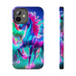 "Rainbow Dreams in Neon" NEON Unicorns Tough Phone Case