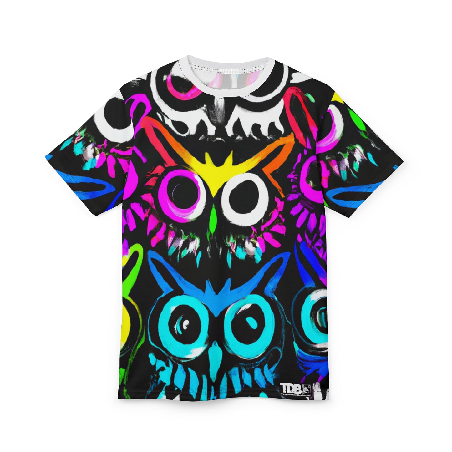 TDB Psychedelic Rave Owls Unisex Tee