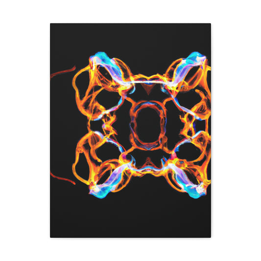 Psychedelic Infinity Orbitals. Trippy Infinity Patterns Art Canvas