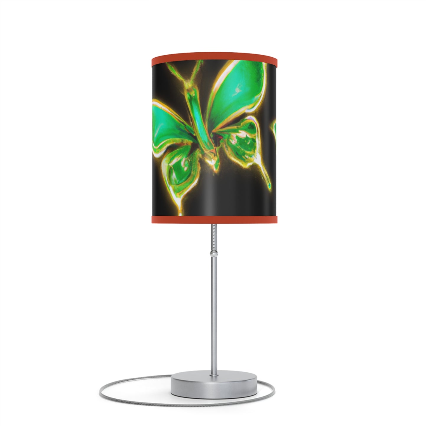"Glowing Monarch Migration" - NEON Butterflies Colored Lamp