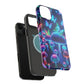 Neon Glitterbug Heaven. Neon Butterflies and Mushrooms Premium Art Magsafe Magnet Tough IPhone 13 14 15 Pro Plus Max and Mini in Matte and Glossy Phone cases