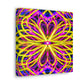 Neon Infinity Surrealism Trippy Infinity Patterns Art Canvas