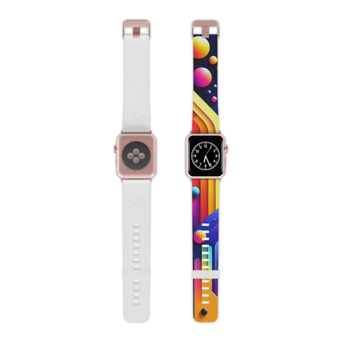 Neon Electric Splendor - Trippy Infinity Patterns Iwatch Band