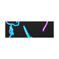 Vibrant Neon Fantasy NEON Unicorns Art Canvas