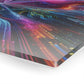 Cosmic Chromatic Splendor. Trippy infinity Pattern 1/4" Glossy Acrylic Art