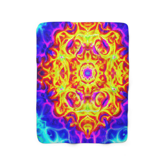 Nicolo di Giovanni - Trippy Infinity Patterns Sherpa Blanket
