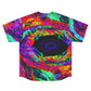 Vibrant Neonscapes of Infinity. Trippy Infinity Patterns Mens Jersey