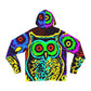 "Neon Owl Assembly" - NEON Owls AOP Hoodie