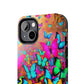 "Neonardie's Dreamscape" NEON Butterflies Tough Phone Case
