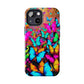 "Neonardie's Dreamscape" NEON Butterflies Tough Phone Case