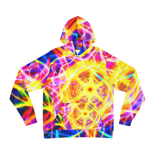 Vortex of Neon Chaos. -Trippy Infity Patterns AOP Hoodie
