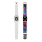 "Neon Confetti Cascade" - Trippy Infinity Patterns Iwatch Band