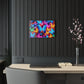 "Trail of Glowing Wings" NEON Butterflies Art 1/4" Glossy Acrylic Art