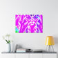 Neon Splendor Unicorns. NEON Unicorns Art Canvas