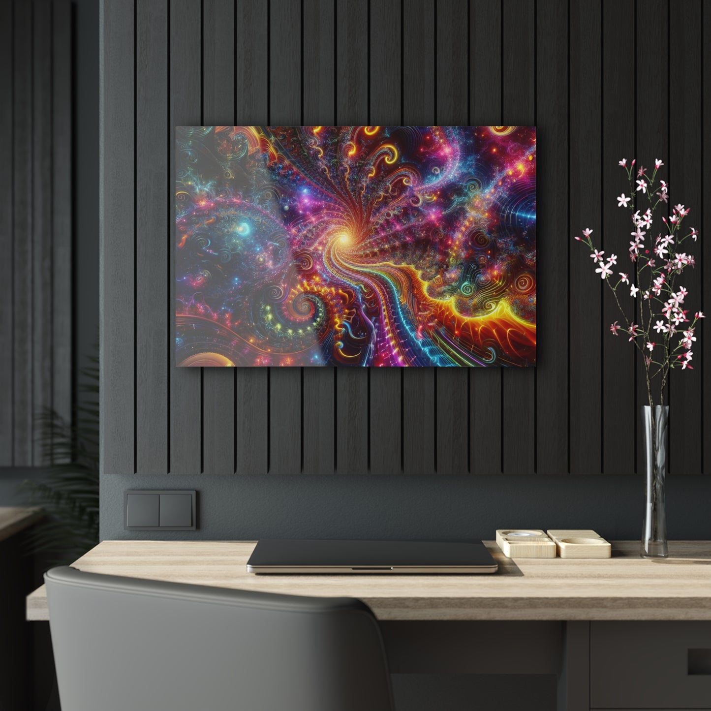 Interstellar Illuminexion Trippy infinity Pattern 1/4" Glossy Acrylic Art