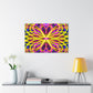 Neon Infinity Surrealism Trippy Infinity Patterns Art Canvas