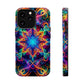 Neon Eternity Vibrancy Neon Trippy Infinity Patterns Premium Art Magsafe Magnet Tough IPhone 13 14 15 Pro Plus Max and Mini in Matte and Glossy Phone cases