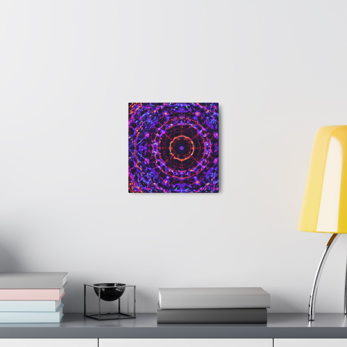 Cosmic Psychedelic Universe. Trippy Infinity Patterns Art Canvas
