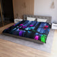 Gianni di Firenze - NEON Owls Microfiber Duvet Cover