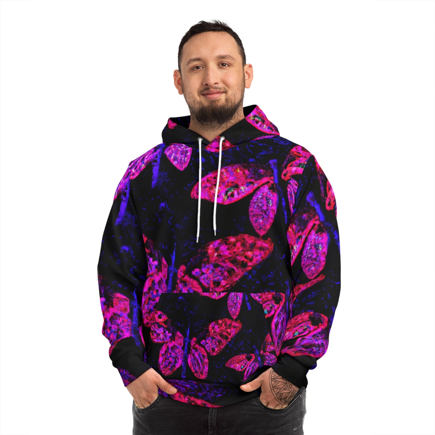 "Butterfly Glo-Waltz" - Butterflies AOP Hoodie