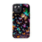 Neon Butterflies Dance NEON Butterflies Tough Phone Case Iphone 6 7 8 9 10 11 12 13 14 SE X XR XS Pro Max Mini Plus