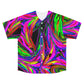 Neon Infinity Whirlpools Trippy Infinity Patterns Mens Jersey