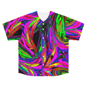 Neon Infinity Whirlpools Trippy Infinity Patterns Mens Jersey