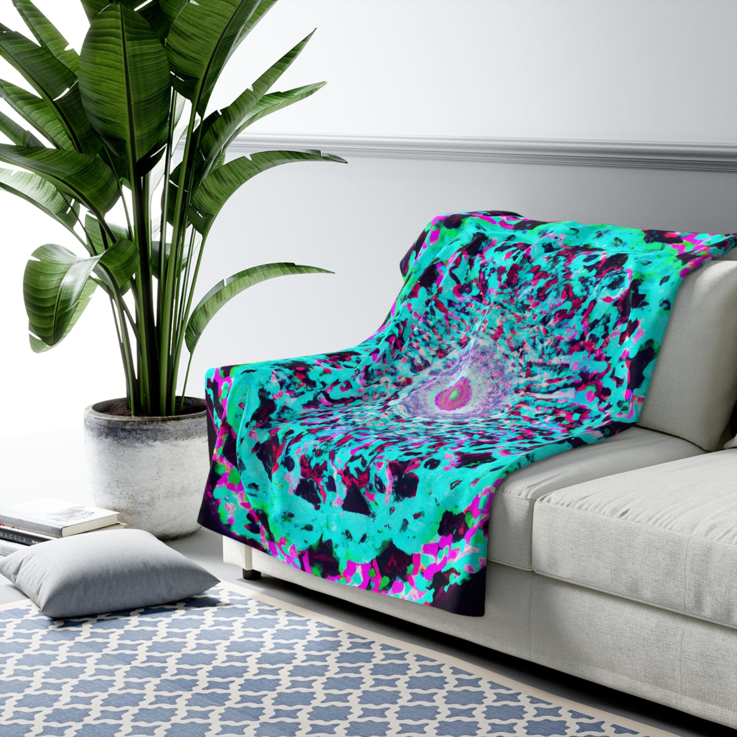 Gianluca da Firenze - Trippy Infinity Patterns Sherpa Blanket